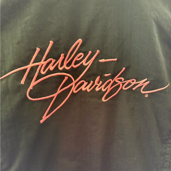 Harley-Davidson Women's Black and Pink Casual Jacket with removable Vest - Picture 4 of 14